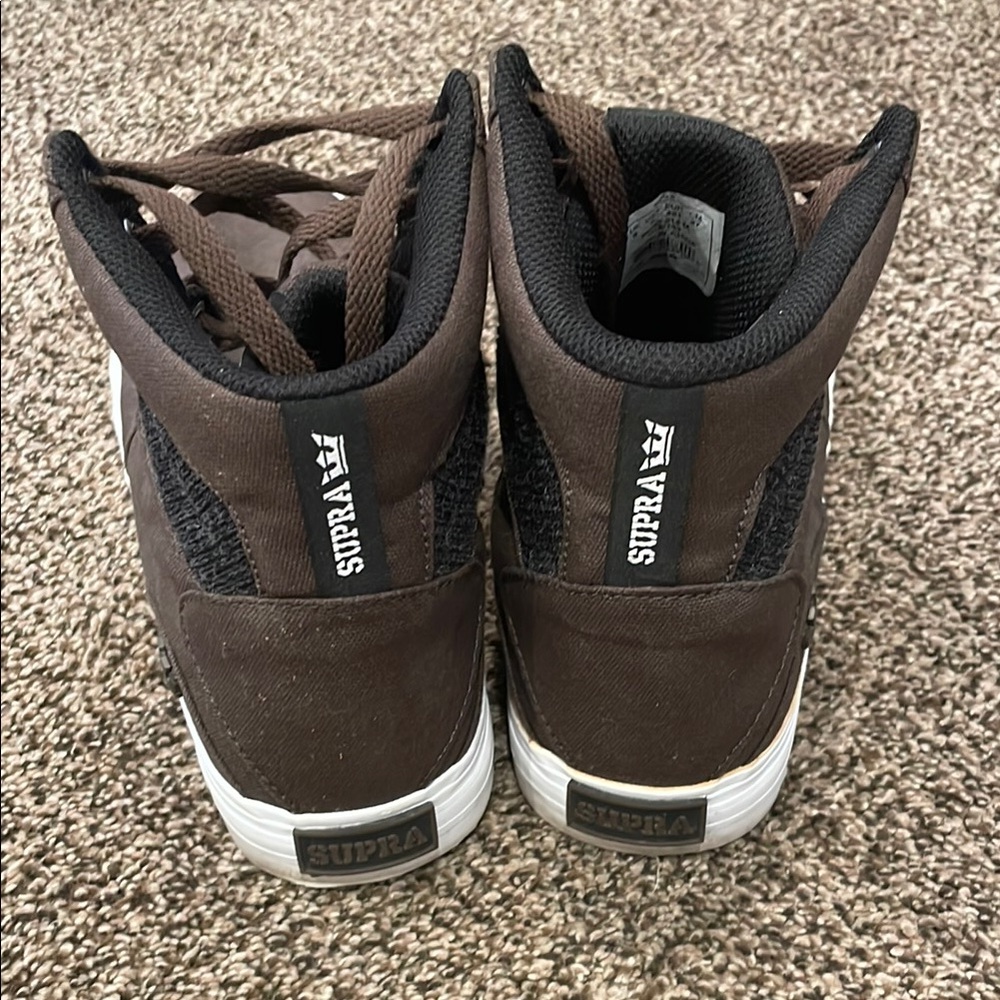 SUPRA Men’s High-Top Sneakers in Brown - Picture 3 of 3